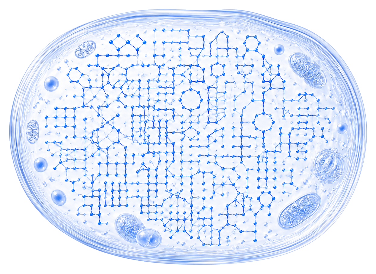 Cell with metabolic networks